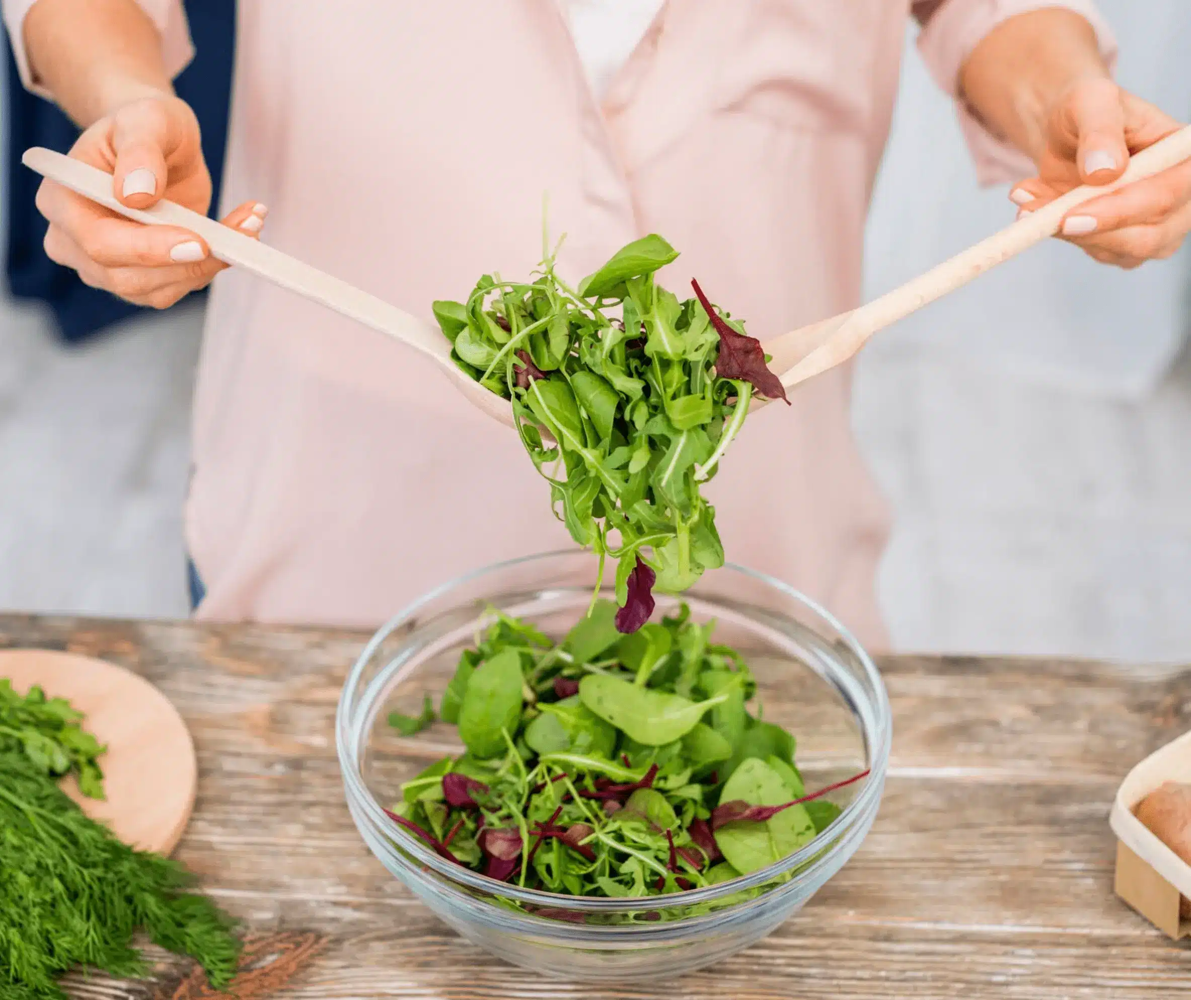 How to make the bella hadid salad?