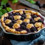 Blackberry cobbler