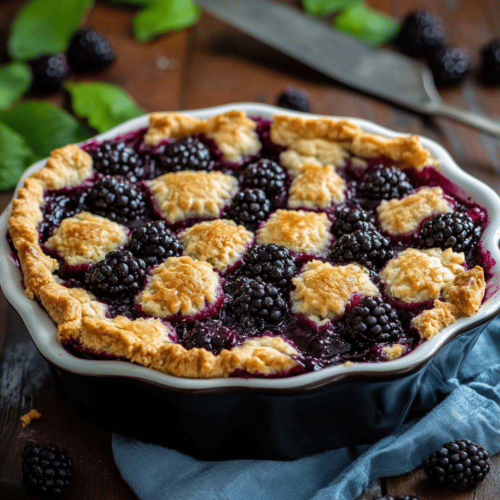 Blackberry cobbler